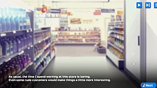 hentai game bodypay story 1: slut deepthroats for cum in mouth.