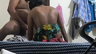 Indian College Girl Caught Sucking Uncle's Cock on Cam