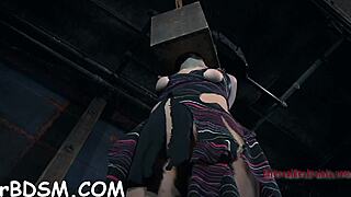 hotty bent over for rough fucking