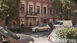 this hot teen 18+ gives tricky agent steamy oral during casting.