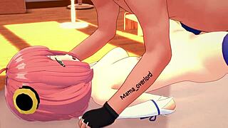 Anya Returns Wet From The Pool, Hot And Craving A Big Cock In Uncensored Hentai Adult Version!