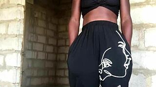 crazybitch does strip tease until trousers drop revealing gstring