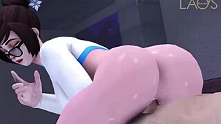 Overwatch 2 mei compilation part 1 with sexy poses.