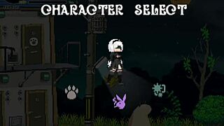 2b experiences ryona in this anime scene