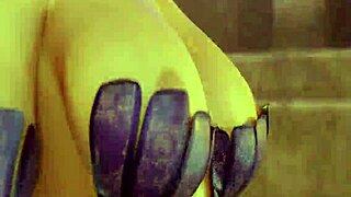 I-I mean, the black castle collapses in this hentai anime