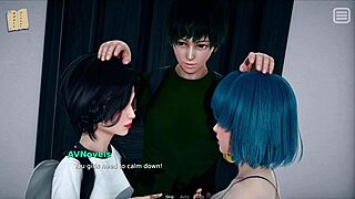 I can't believe my bully is now my lover, and we're playing games with my small 18+ tits