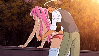 Perfect vampires seduce with big tits in anime