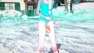 Elsa feels deep pleasure while sucking and having sex in frozen fantasy