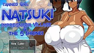 Natsuki Flashes Huge Tits In Hentai Game Ep 1 To Help Captain Jerk Off 😏