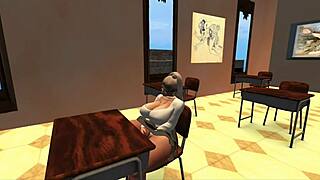 Detailed Fucking With Big Tits In Classroom Orgasm