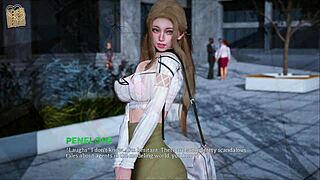 Eternum 233 featuring huge tits and curvy outfit