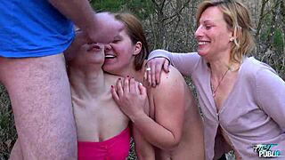 Three Naughty Chicks Ride Agent Till He Cums