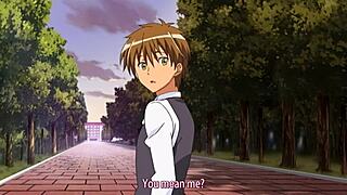 Perfect vampires seduce with big tits in anime