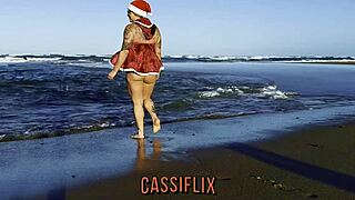 Horny Santa gives pussy gift?