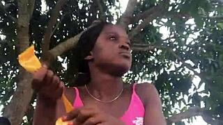 crazybitch loves to unbox packaged infront of strangerss