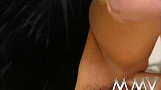 This brunette hoe just got her face covered in cum after a wild retro scene. What a messy finish!