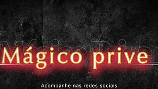 Beautiful amateur bunny costume with cute girlfriend