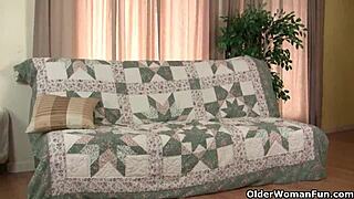 Moms New Pantyhose Spark Juices Flowing in Solo Play. Mature Milf Teases in Stockings!