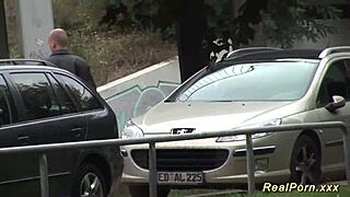 how did this busty milf end up in wild outdoor sex?