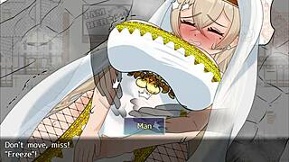 Outdoor housewife hero companion in hentai action with toys and blowjobs in part 1. Her anime game adventure unfolds with steamy sex scenes.