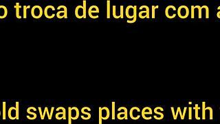 Blindfolded Wife Fucks Husband's Friend