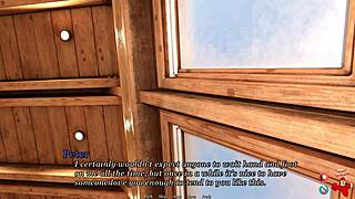 a subtle tease with petite 18+ in upskirt game play.