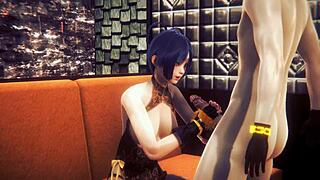 genshin impact hentai xianglin handjob and anal