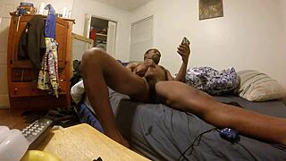 I'm just dicking aroung with this big black monster cock