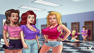 Summertime Saga Hot Bathroom Bang Episode 4 13