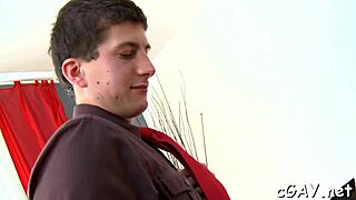 Watch These Hunky Guys in Frantic Wild Gay Gangbang Sucking Cocks?