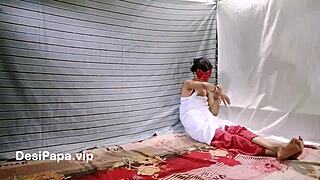 Real indian wife homemade rough doggystyle on ranch