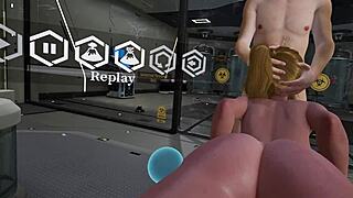 Virtual Reality Game Featuring Anime Characters