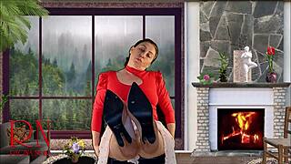 something odd about you sneaking into my dorm with my sexy heels tempting