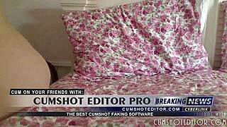 Young Camgirl Stuffing Her Pussy with Hairbrush!