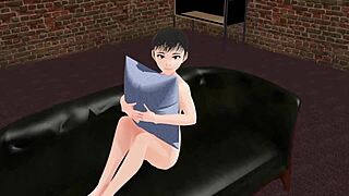 Man, I can't believe Leo anime girl got naked for gravure, so hot!