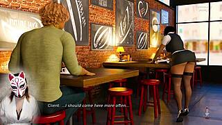 Anna exciting affection during job interview in tight skirt