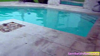 Smashing hard in the backyard with wild group action.