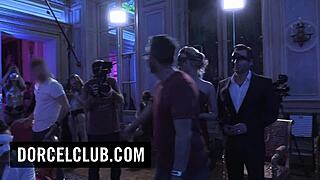 behind the scenes games with italian blonde and brunette