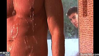 Horny Gays Suck Big Cocks Before Screwing Asses at Mirror