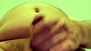 Intriguing Solo Stroking in Hotel Room