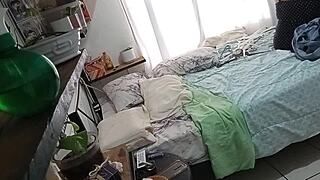 Milf Says, 'Who Is Watching Me Clean My Room?'
