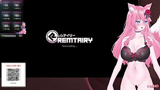 Vtuber Kanakovt Plays Karryns Prison - Catgirls Pussy Teased And Used Non Stop With Loud Moaning Asmr