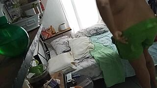 Milf Says, 'Who Is Watching Me Clean My Room?'