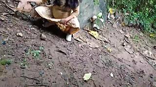 Public rooftop sex with amateur couple gets dirty and wild
