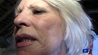 Damn! Cougar watches her man bang the maid hard!