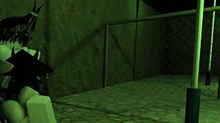 Kyller Sucking Hard in a Dark Alley with Intense 3D Cartoon Action