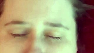 Amateur Gets Face Cum Dumped