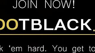 busty blonde takes big black cock during casting audition