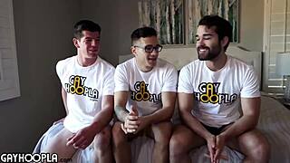 Thick dick jayden has hot morning threesome with friends