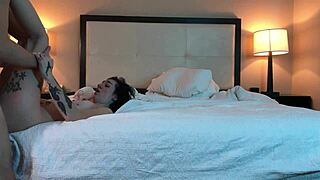 Hot Tatted Petite 18+ Beauty Banged Hard Missionary Style